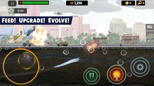 Descarga Death Worm Deluxe MOD APK con Dinero Infinito para Android Gratis 8