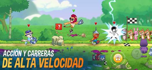 Descarga Fun Run 4 MOD APK con Juego de velocidad y sin publicidad para Android Gratis 2