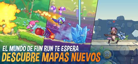 Descarga Fun Run 4 MOD APK con Juego de velocidad y sin publicidad para Android Gratis 3