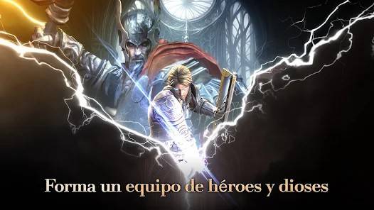 Descarga GODS RAID MOD APK con Menú y Multiplicador de velocidad de batalla x10 para Android Gratis 4