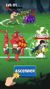 Descarga Hero Hero Clicker MOD APK con Menú y Diamantes Infinitos para Android Gratis 3