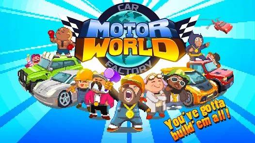 Descarga Motor World Car Factory MOD APK con Dinero Infinito para Android Gratis 