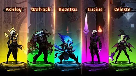 Descarga Shadow War: Idle RPG Survival MOD APK con Menú, Dinero, velocidad y compra gratuita para Android 2