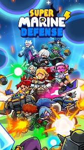 Descarga Super Marine Defense MOD APK con Menú, Multiplicador de daño y Modo Dios para Android Gratis 2