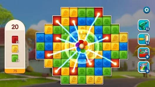 Descarga Sweet Home: Design Blast MOD APK con Compras gratis para Android 5