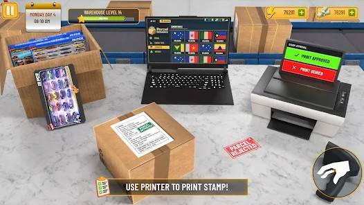 Descarga Parcel Delivery Simulator 3D MOD APK con Menú y Todo Infinito para Android Gratis 2