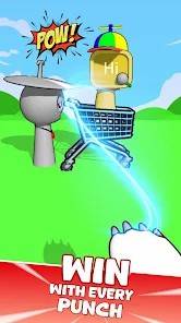 Descarga Punch Guy: Hit Monster MOD APK con Añade Kills, Desbloquea Guantes y Sin ADS para Android Gratis 4
