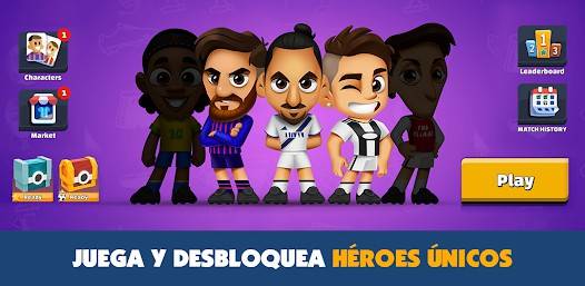 Descarga Super Soccer 3V3 MOD APK con Siempre Ganador, Máxima Energía y Sin Anuncios para Android Gratis 4